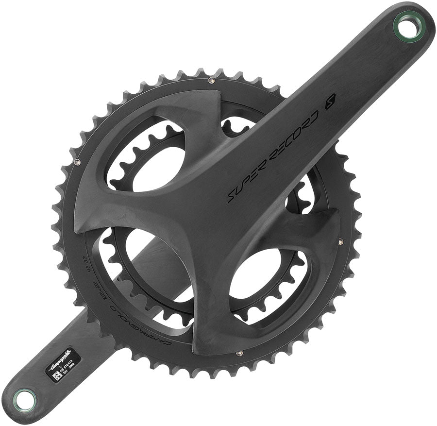 Campagnolo Super Record S Wireless Crankset - 170mm 12-Speed 50/34t Campy 121/88 Asym BCD Ultra Torque Spindle Carbon