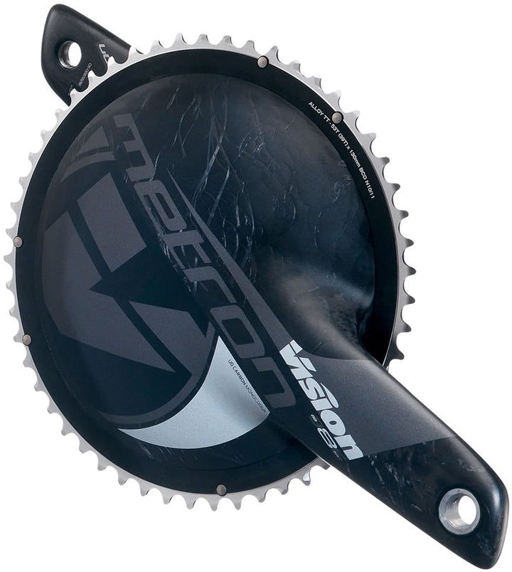 Vision Metron TT Crankset 2x 53/39T Chainrings 175mm Arm Length 130BCD 386EVO Spindle – Carbon