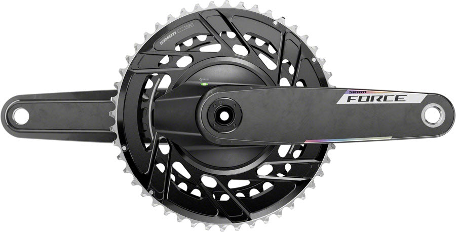 SRAM Force AXS Power Meter Crankset - 165mm 12-Speed 50/37t Thread Mount 8-Bolt PM Spider DUB Spindle Carbon E1