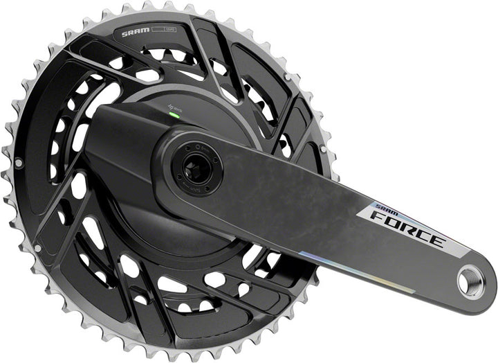 SRAM Force AXS Power Meter Crankset - 170mm 12-Speed 46/33t Thread Mount 8-Bolt PM Spider DUB Spindle Carbon E1