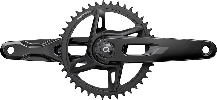 SRAM Rival 1x XPLR AXS Power Meter Wide Crankset - 165mm 12/13-Speed 42t 8-Bolt Direct Mount DUB PM Spindle BLK E1