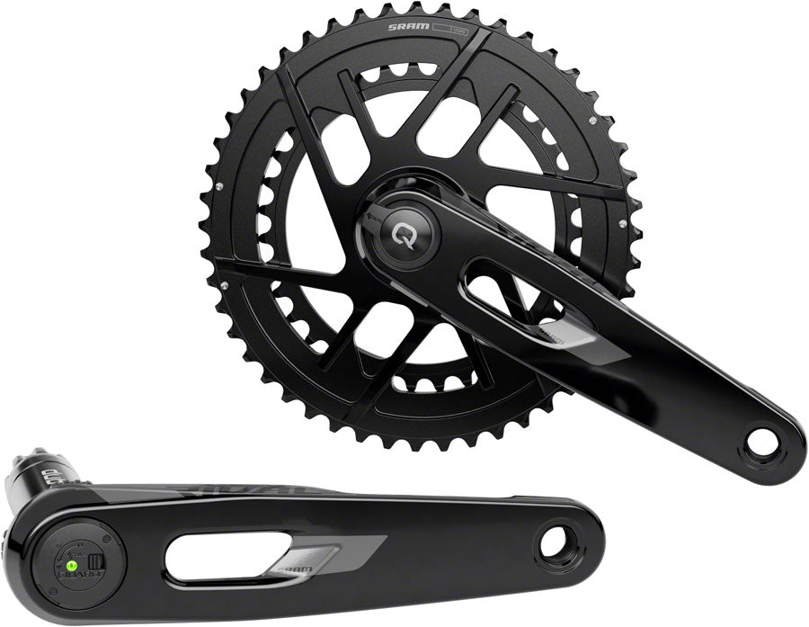SRAM Rival AXS Power Meter Crankset - 165mm 12-Speed 46/33t 8-Bolt Direct Mount DUB PM Spindle BLK E1