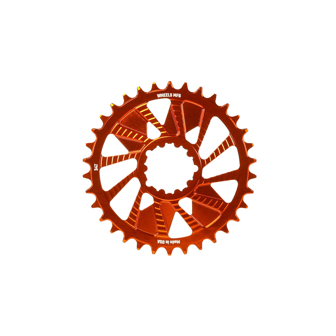 Direct Mount Chainrings for SRAM 3-bolt Cranks - Hyperglide+ Tooth Pattern