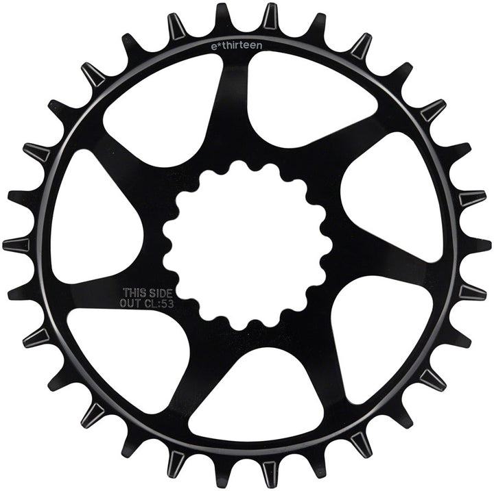 e*thirteen Helix Guidering - 30t 10/11/12-Speed 52/55mm Flip Flop CL 3/5mm Offset e*thirteen DM BLK