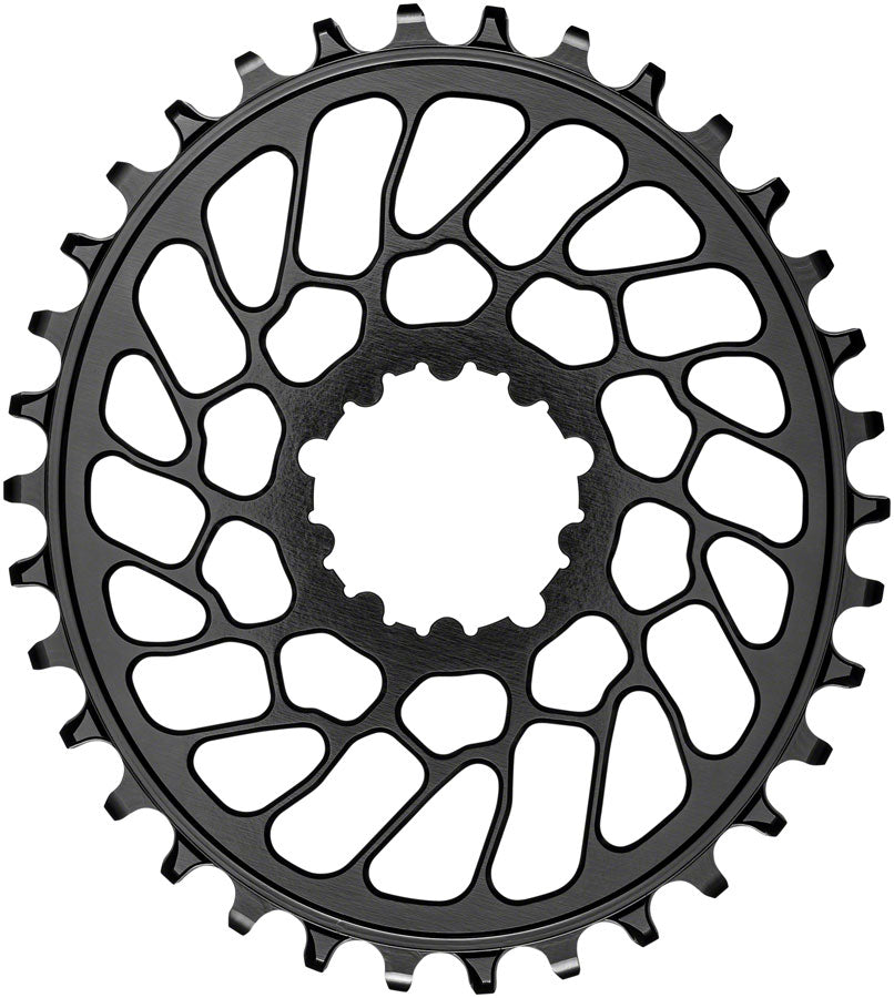 absoluteBLACK Oval Narrow-Wide Direct Mount Chainring - 34t SRAM 3-Bolt Direct Mount 0mm Offset BLK