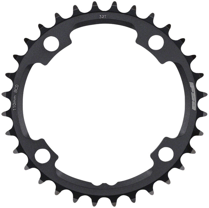 Full Speed Ahead Gossamer Pro ABS Road Chainring - 32t Inner Ring 110mm BCD 4-Bolt Aluminum N10/N11 BLK