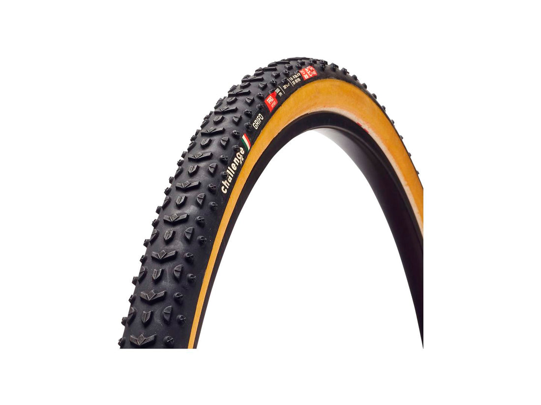Tire Challenge Grifo Pro HTU Tubular 700x33 Black/Natural
