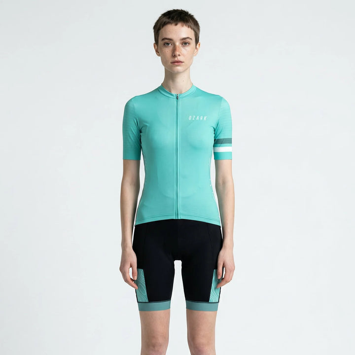 Women's Short Sleeve Jersey | Teal Core