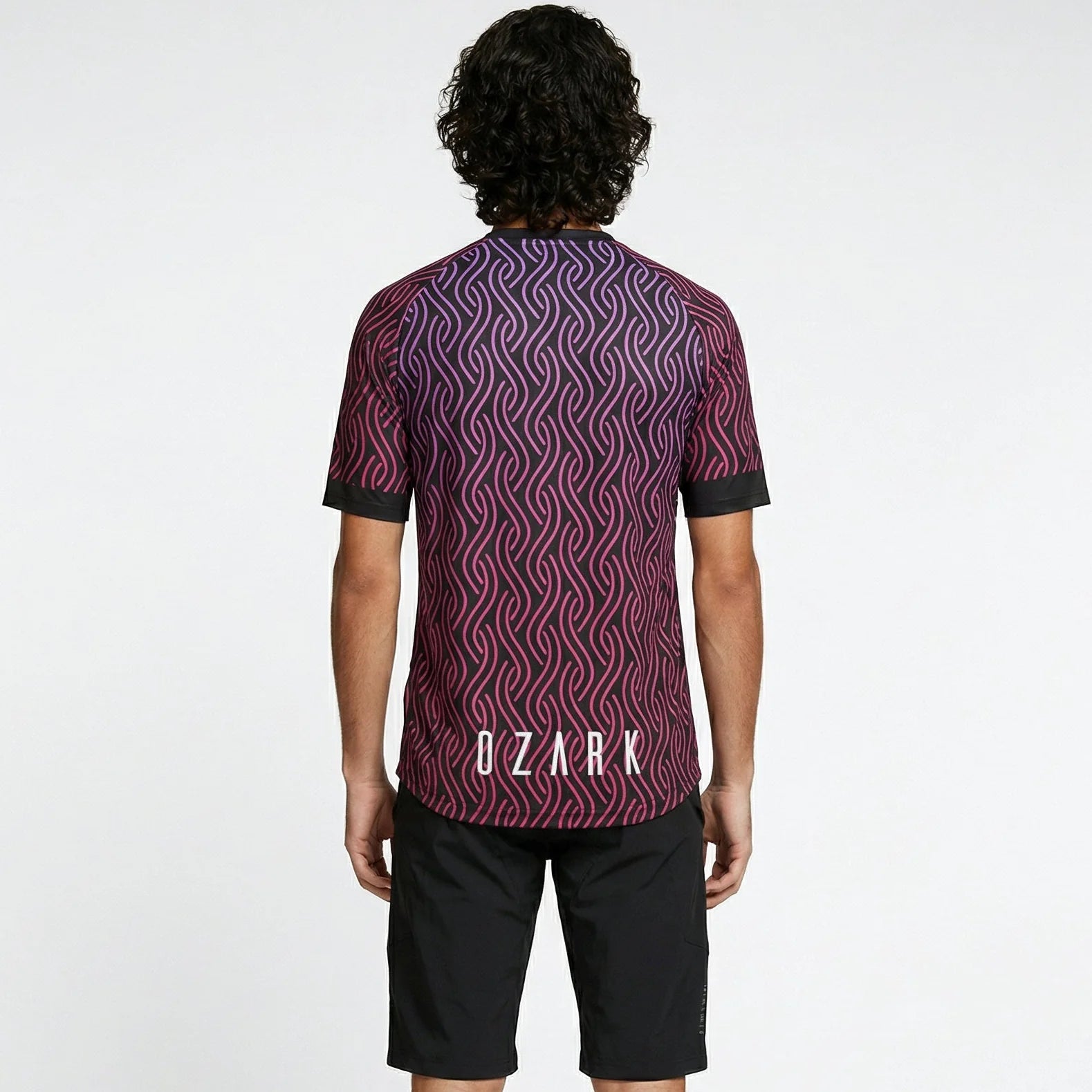 Men's MTB Short Sleeve Jersey | Purple Twist