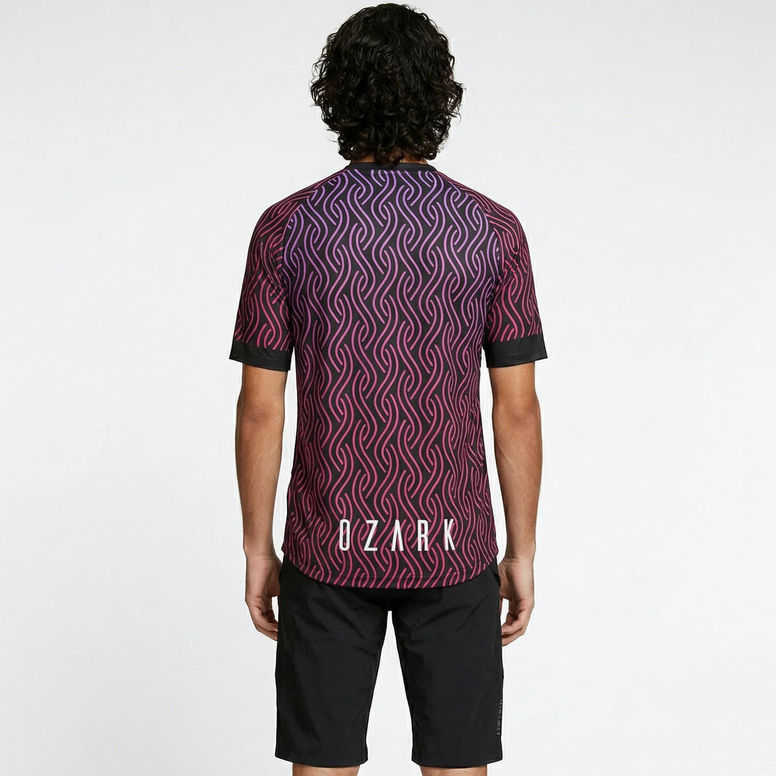 Men's MTB Short Sleeve Jersey | Purple Twist