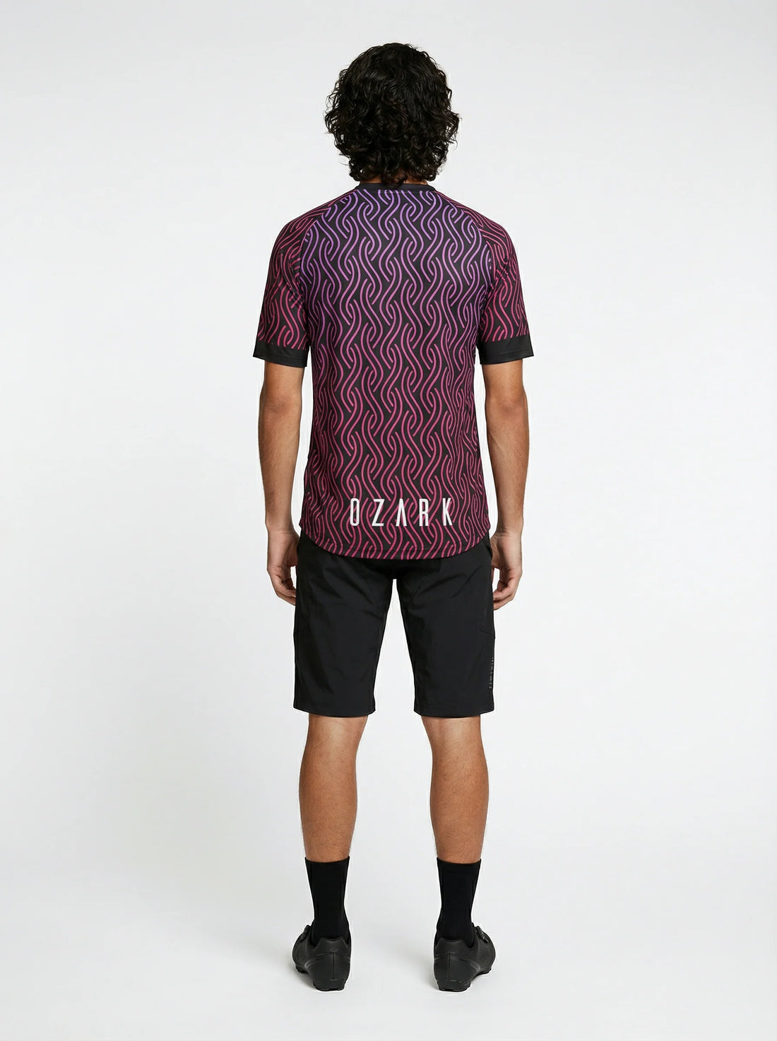 Men's MTB Short Sleeve Jersey | Purple Twist
