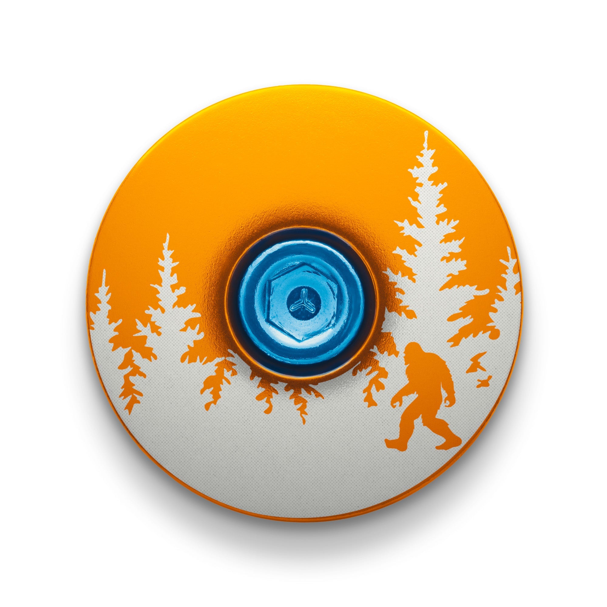 Bigfoot Hiding Custom Bike Top Cap
