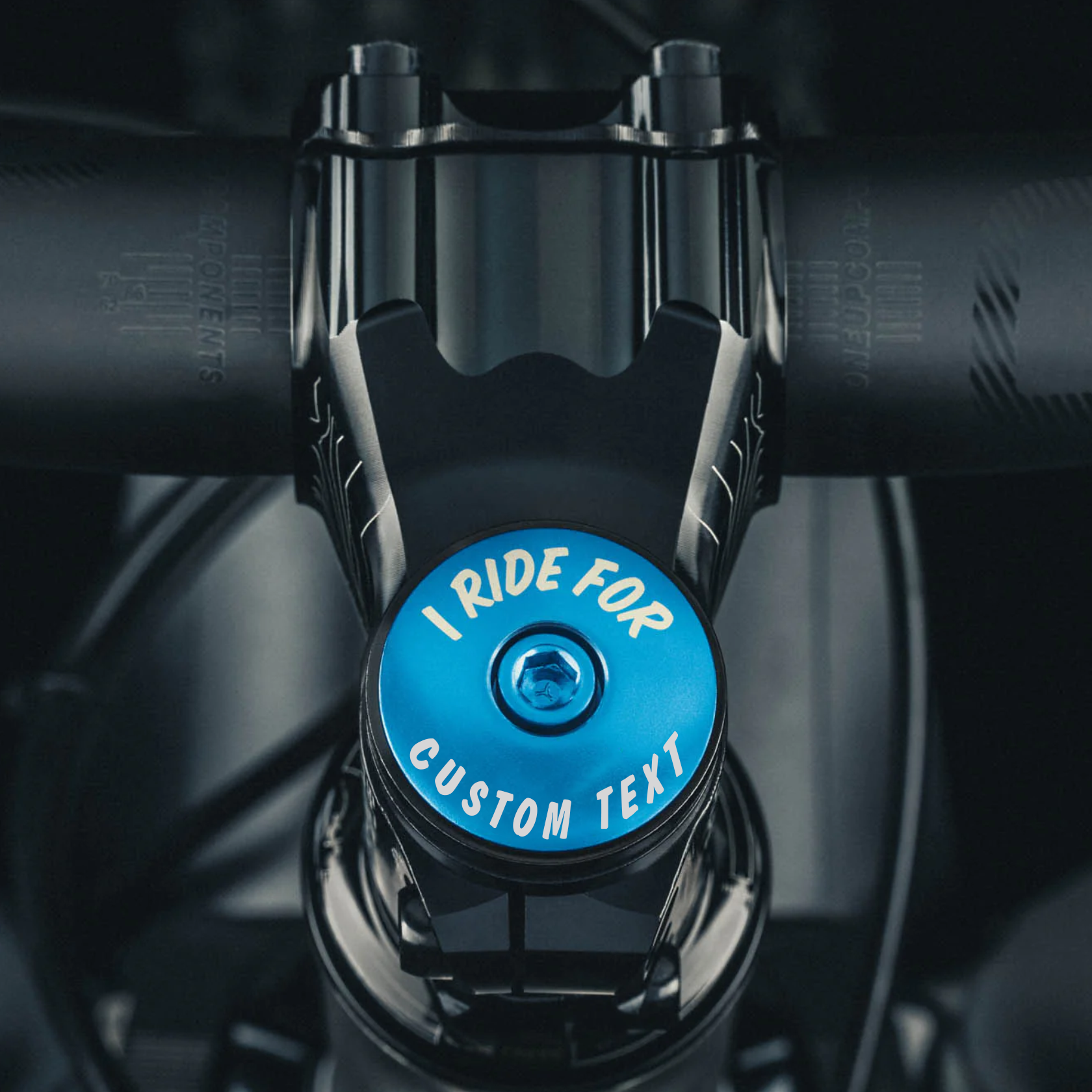I Ride For - Custom Bicycle Headset Cap