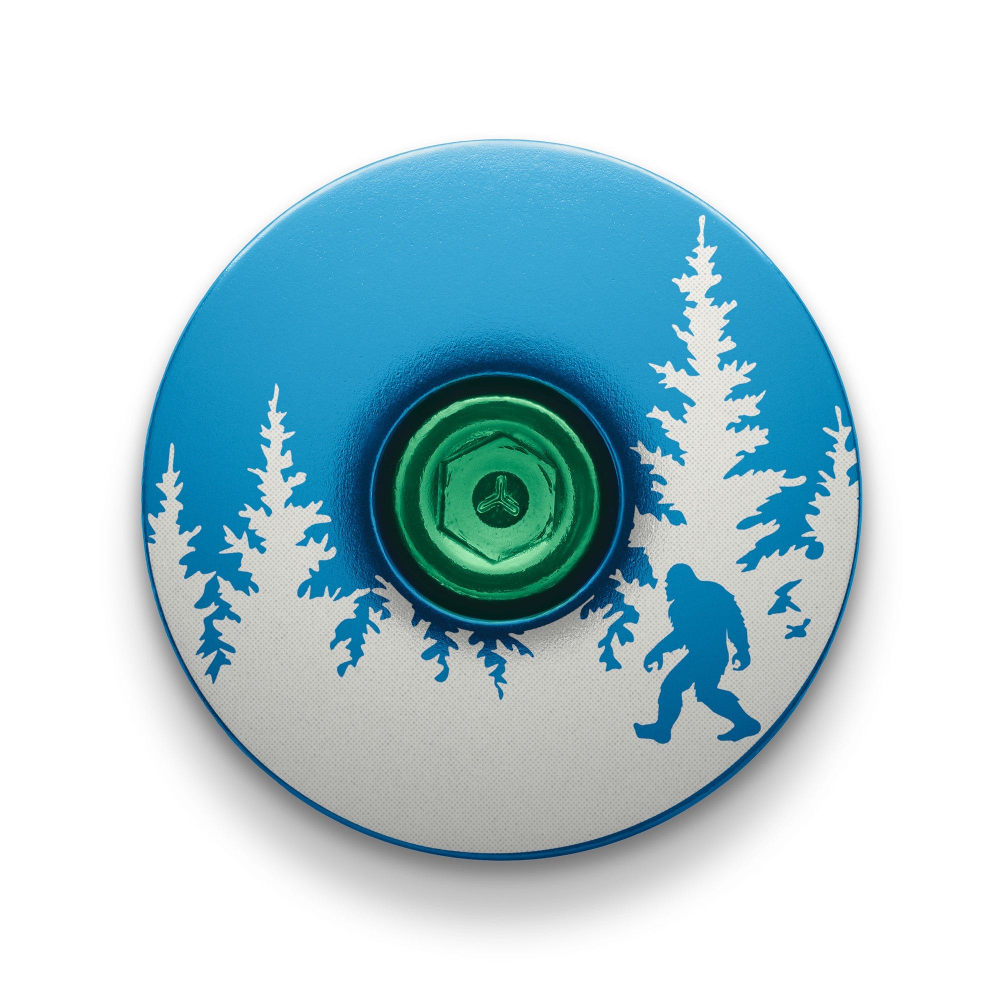 Bigfoot Hiding Custom Bike Top Cap