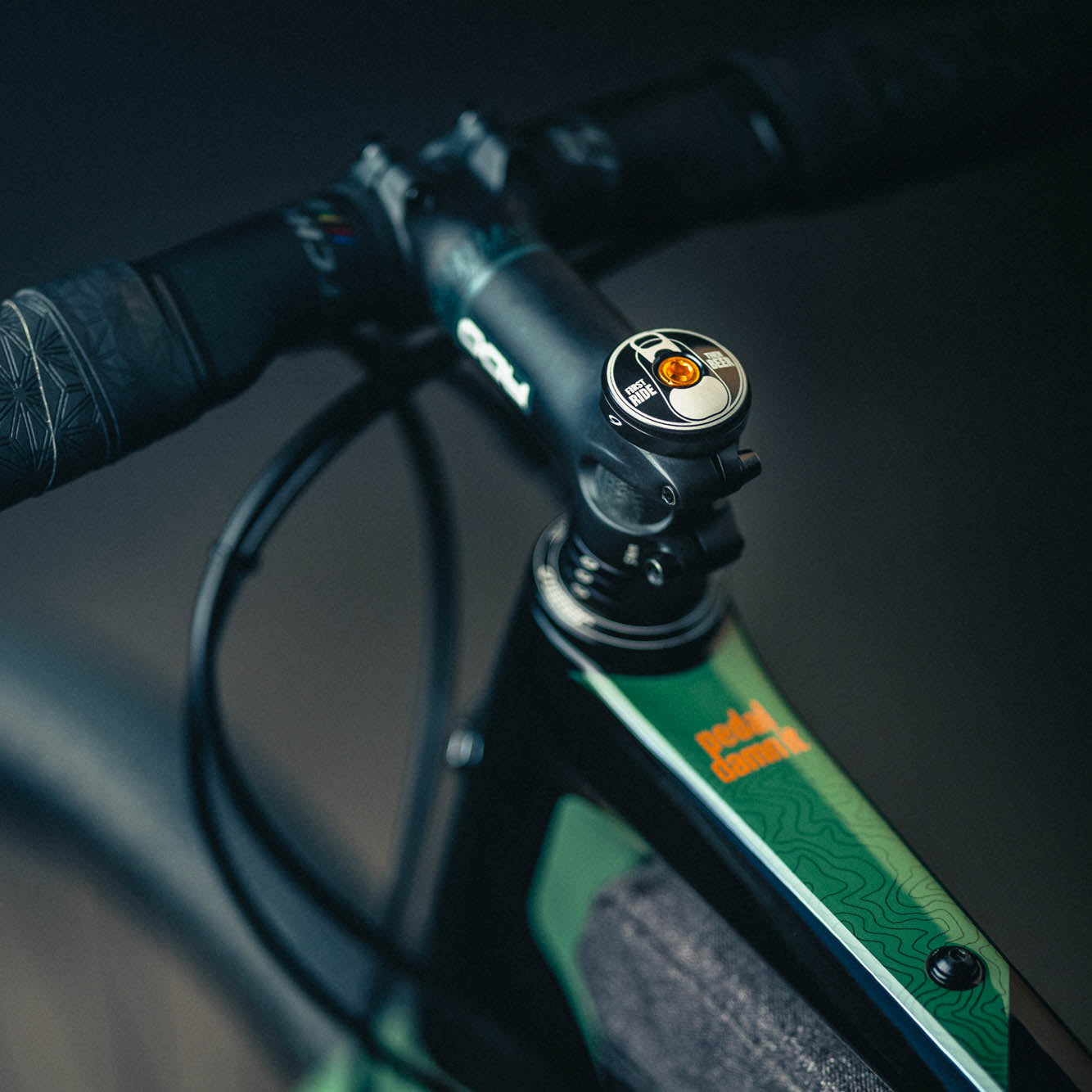 First Ride Then Beer - Bicycle Headset Cap