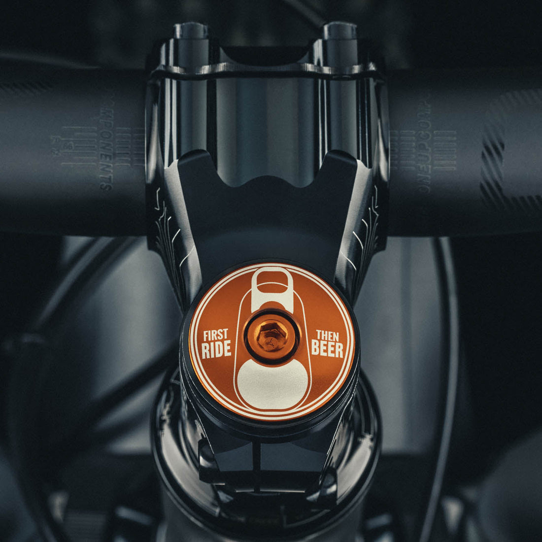 First Ride Then Beer - Bicycle Headset Cap