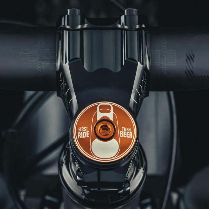 First Ride Then Beer - Bicycle Headset Cap
