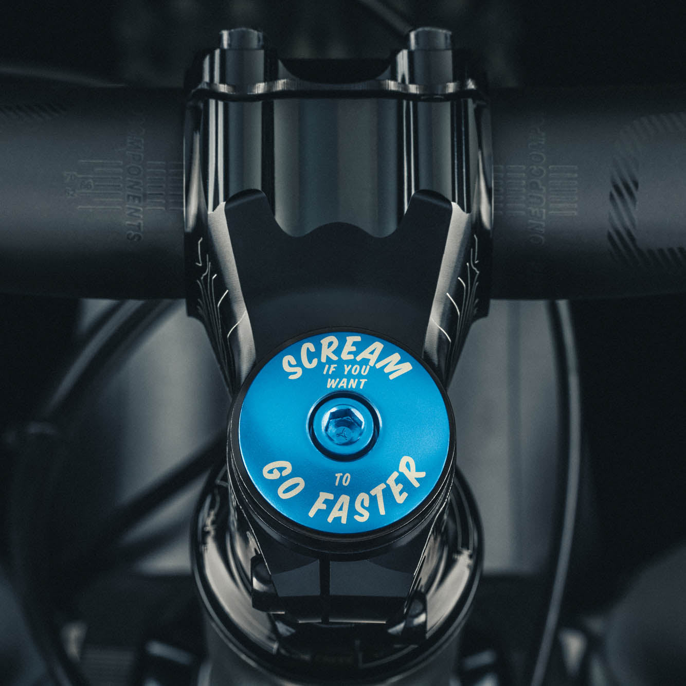 Scream If You Want to Go Faster - Bicycle Headset Cap