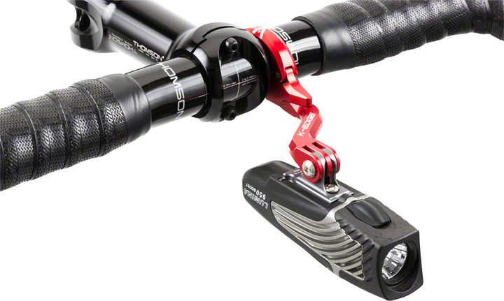 K-EDGE Go Big Pro Universal Action Camera Light On-Center Handlebar Mount 31.8mm BLK