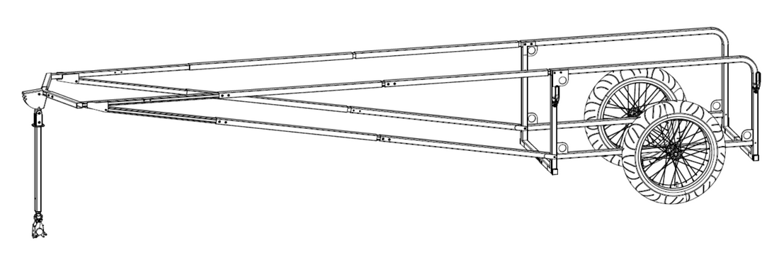 MBB SUP and Kayak Trailer V2 - Extension Kit