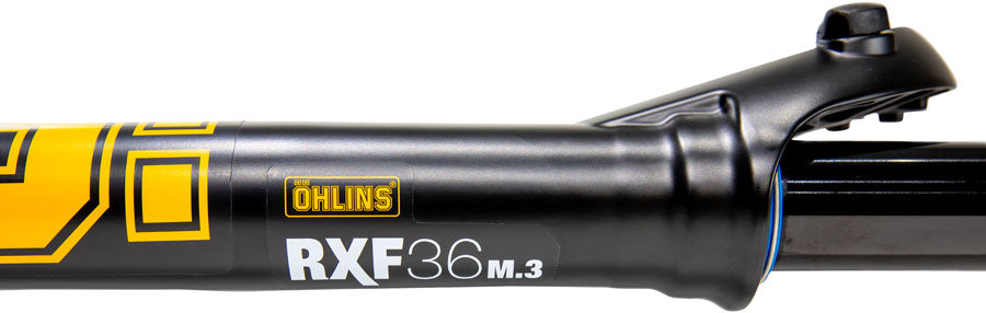 Ohlins RXF36 m.3 Suspension Fork - 29" 150mm 15mm x 110mm 44mm Offset TTX18 Damper Dual Adjust Air Spring Gloss BLK