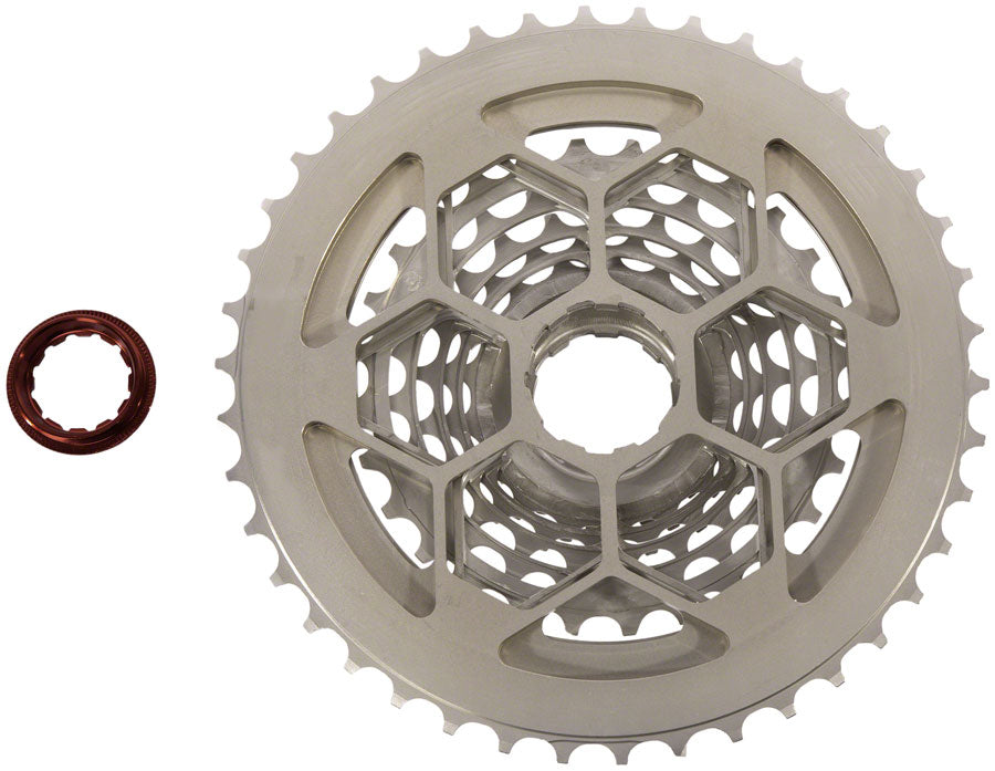 Prestacycle UniBlock PRO Gravel Cassette - 11-Speed For HG 11 Freehub 11-42 Silver