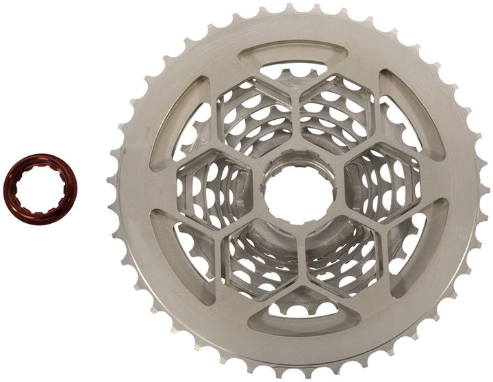 Prestacycle UniBlock PRO Gravel Cassette - 11-Speed For HG 11 Freehub 11-42 Silver