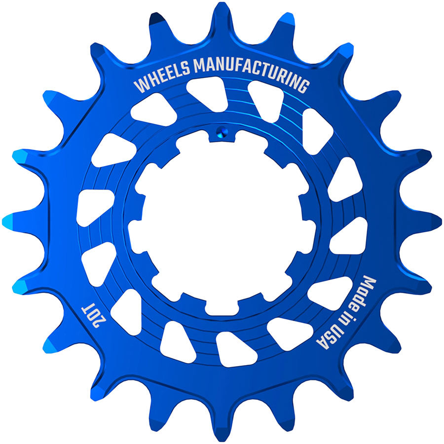 Wheels Manufacturing SOLO HG Cog - 20t Fits SOLO-HG Kits Blue
