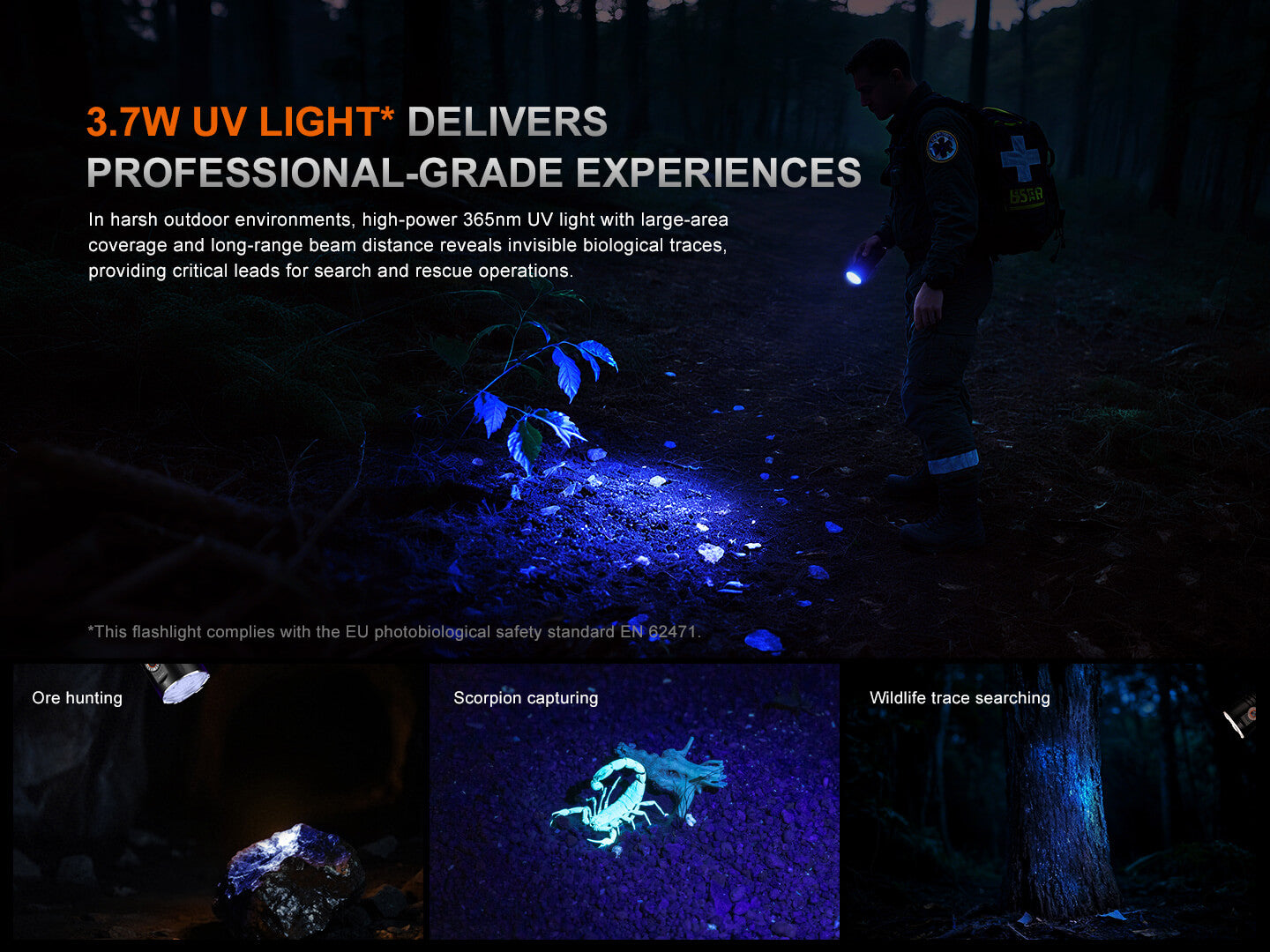 Fenix LR35R PRO Rechargeable Palm-Sized Searchlight