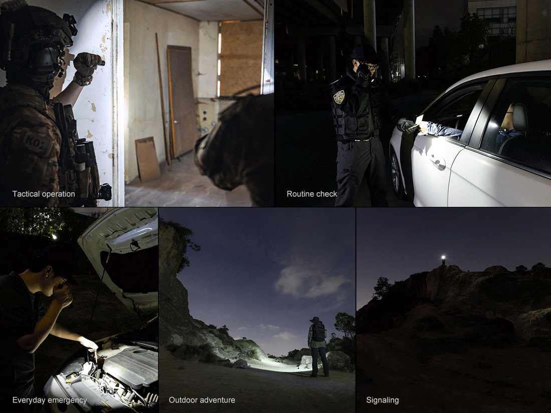 Fenix PD35R ACE Multi-mode Tactical Flashlight + FREE CL01 Mini Lantern