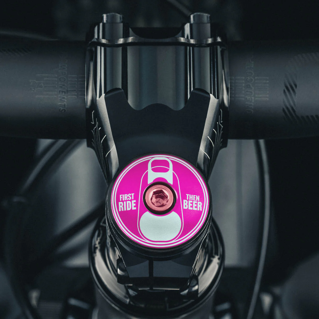 First Ride Then Beer - Bicycle Headset Cap