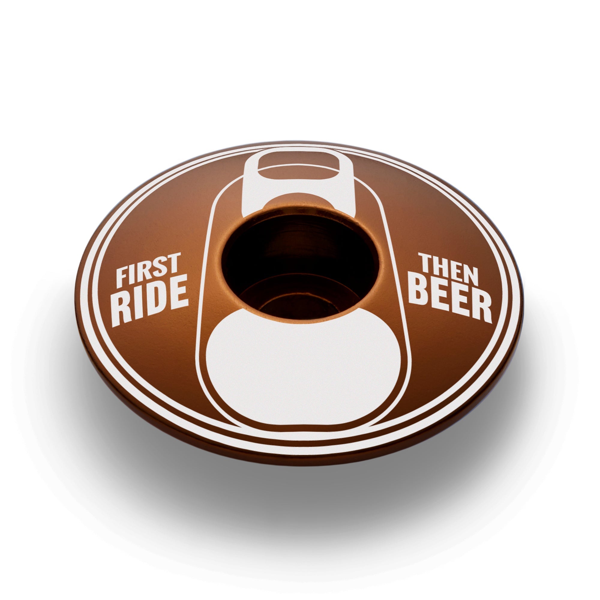 First Ride Then Beer - Bicycle Headset Cap