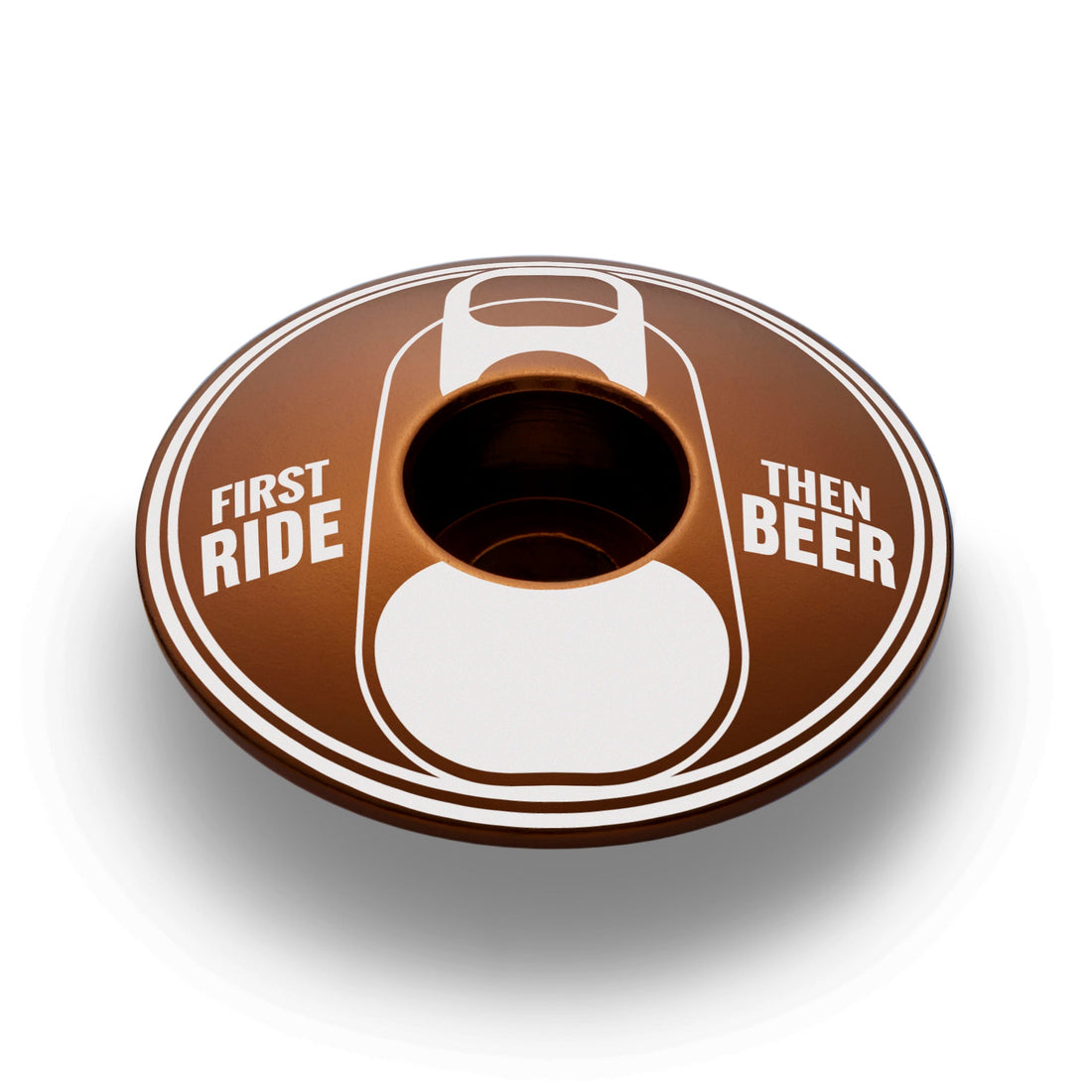 First Ride Then Beer - Bicycle Headset Cap
