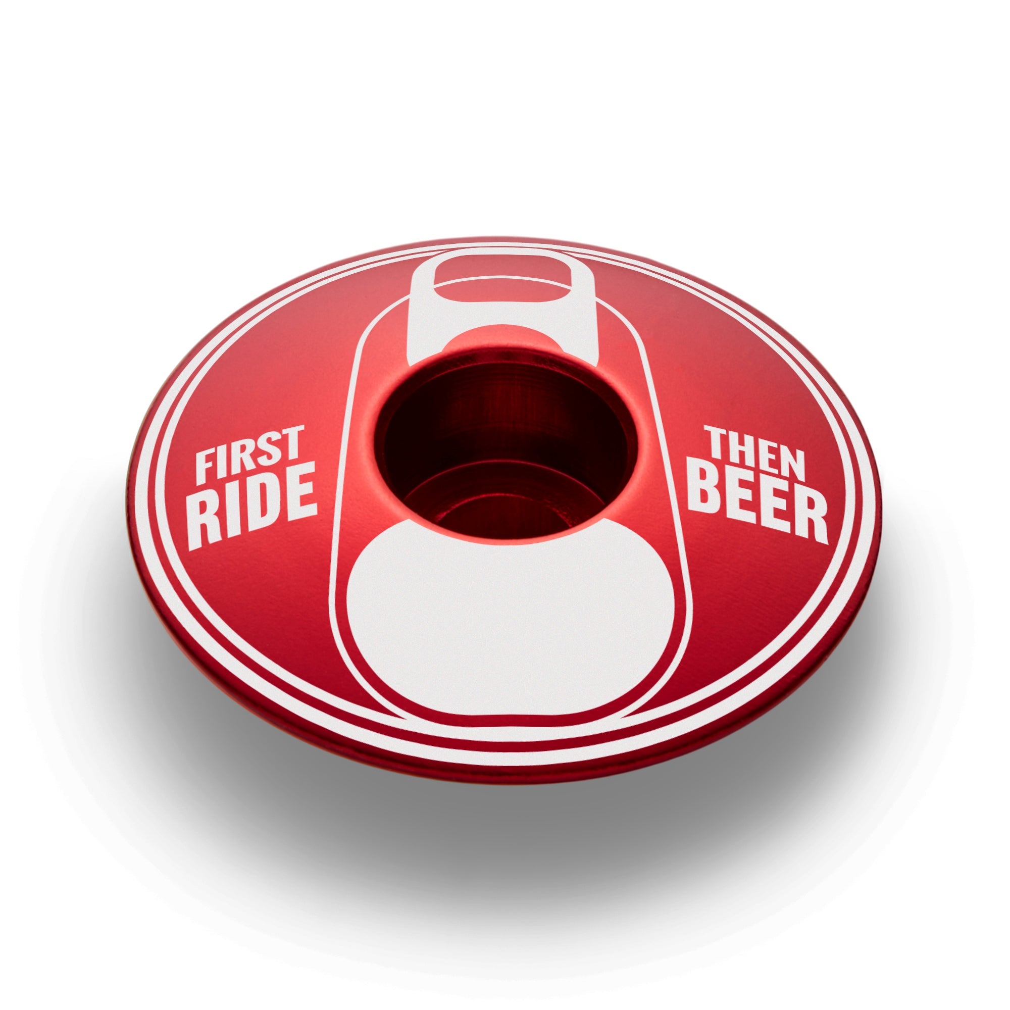 First Ride Then Beer - Bicycle Headset Cap