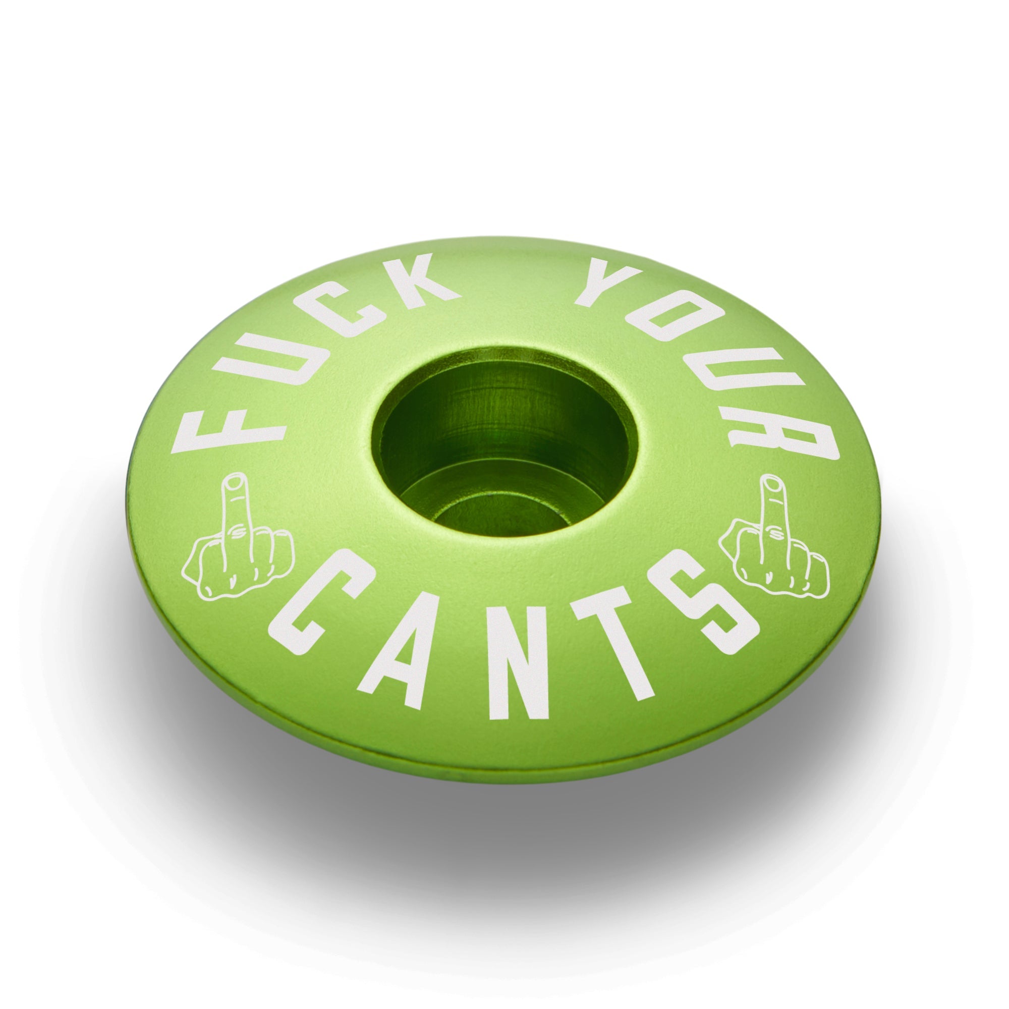 Fuck Your Cants Bicycle Headset Cap