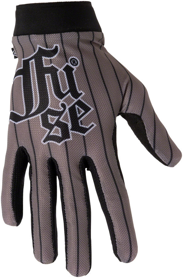 FUSE Omega Gloves - Ballpark Full Finger Silver/Black X-Large