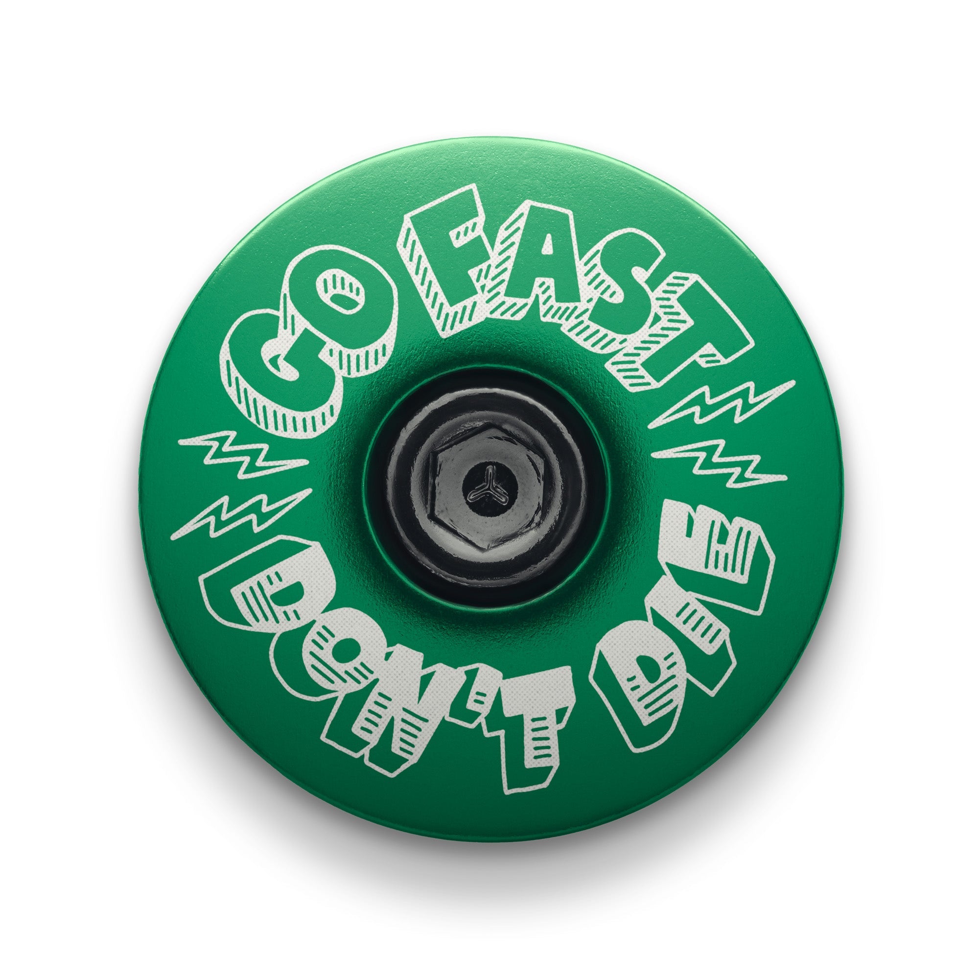 Go Fast Don't Die x Dispatch Custom Bicycle Headset Cap