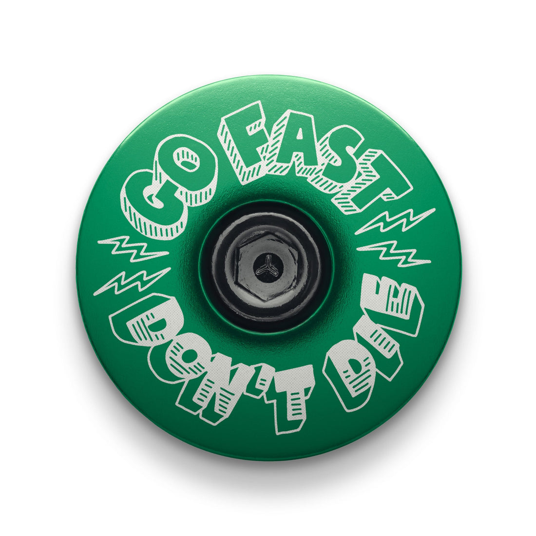 Go Fast Don't Die x Dispatch Custom Bicycle Headset Cap