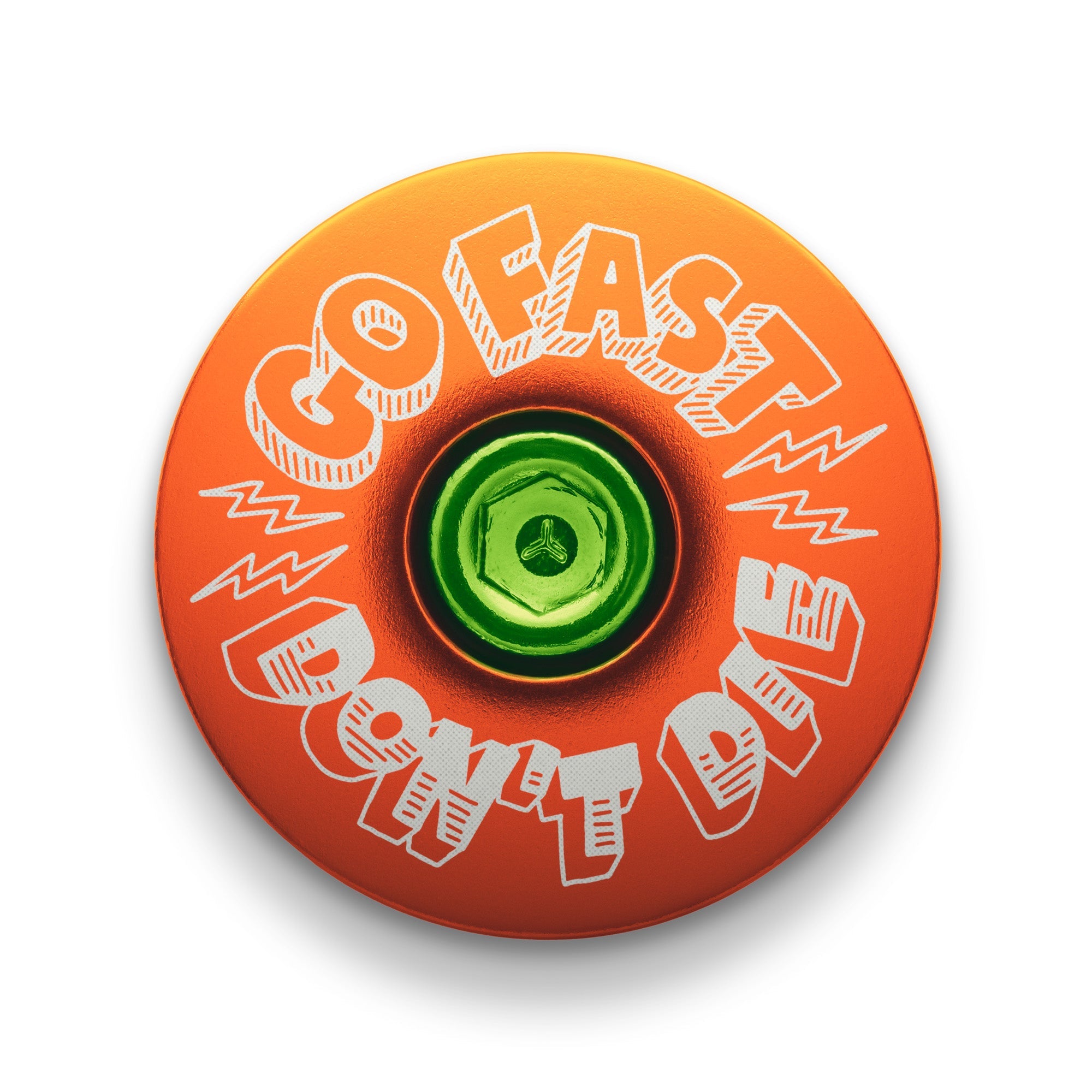 Go Fast Don't Die x Dispatch Custom Bicycle Headset Cap