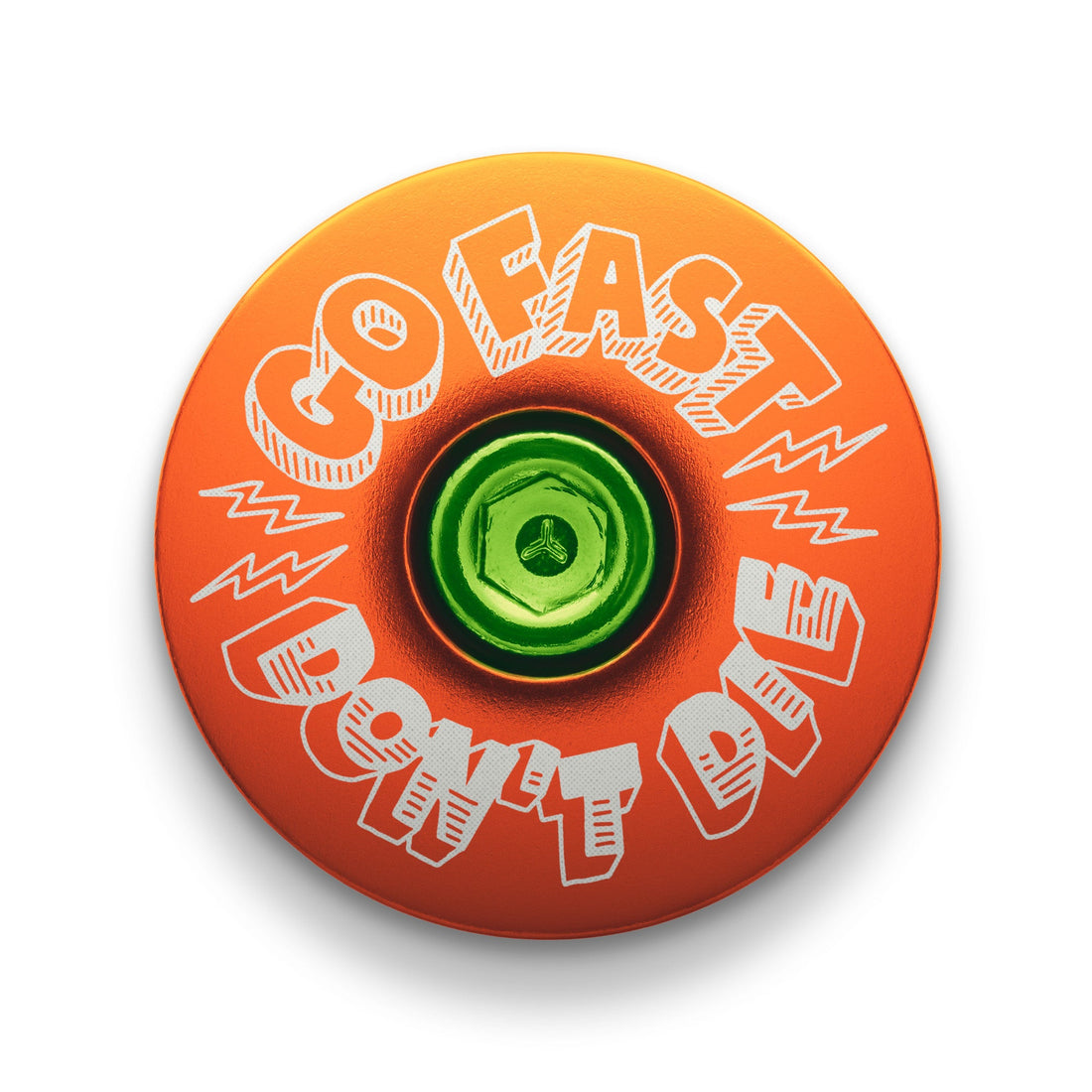 Go Fast Don't Die x Dispatch Custom Bicycle Headset Cap