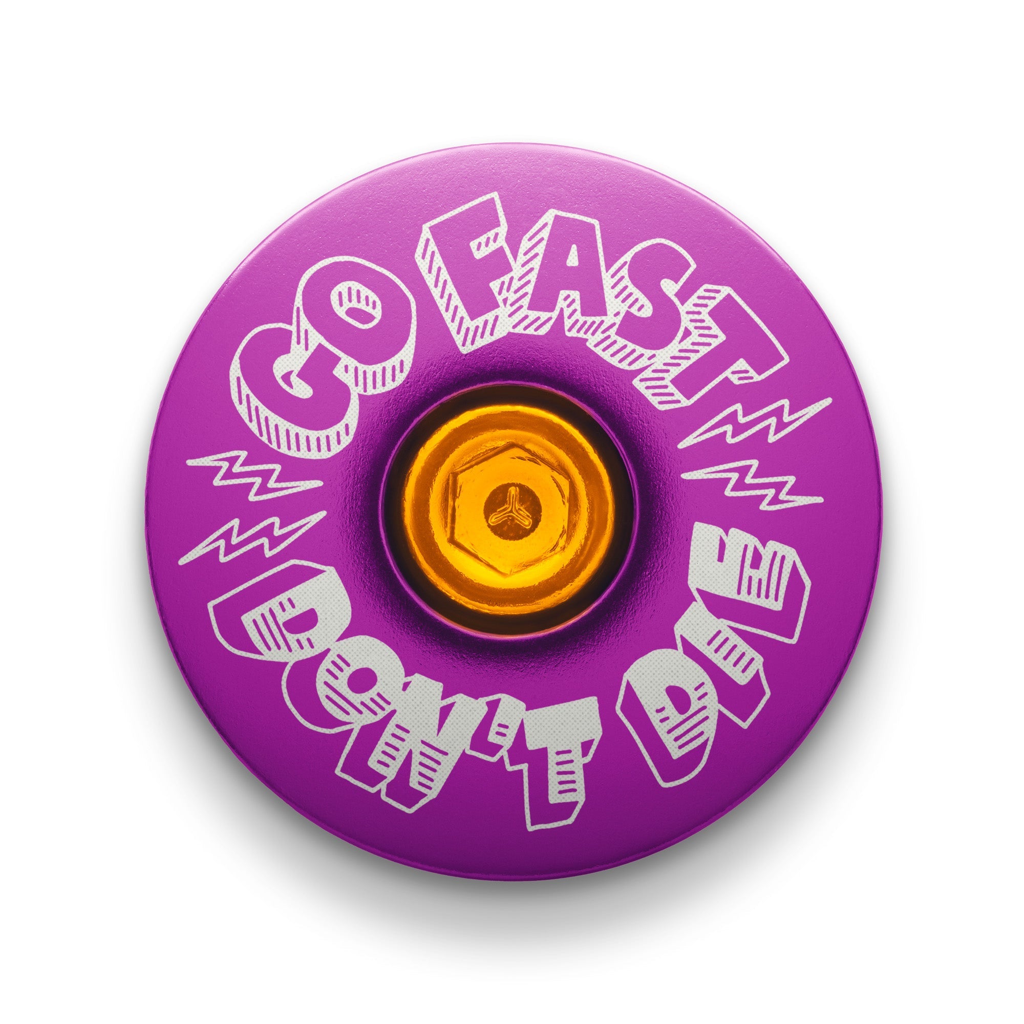 Go Fast Don't Die x Dispatch Custom Bicycle Headset Cap