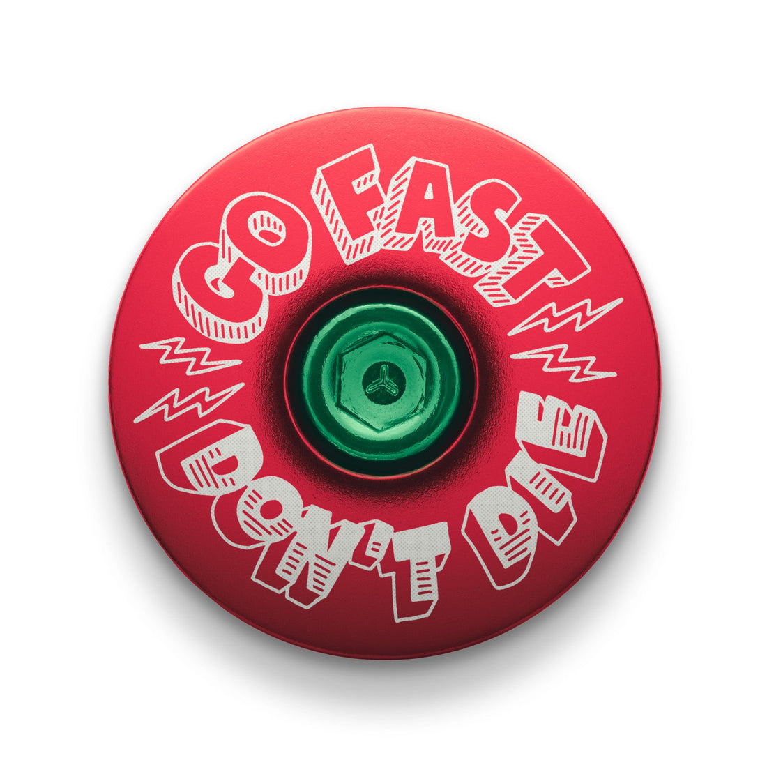 Go Fast Don't Die x Dispatch Custom Bicycle Headset Cap