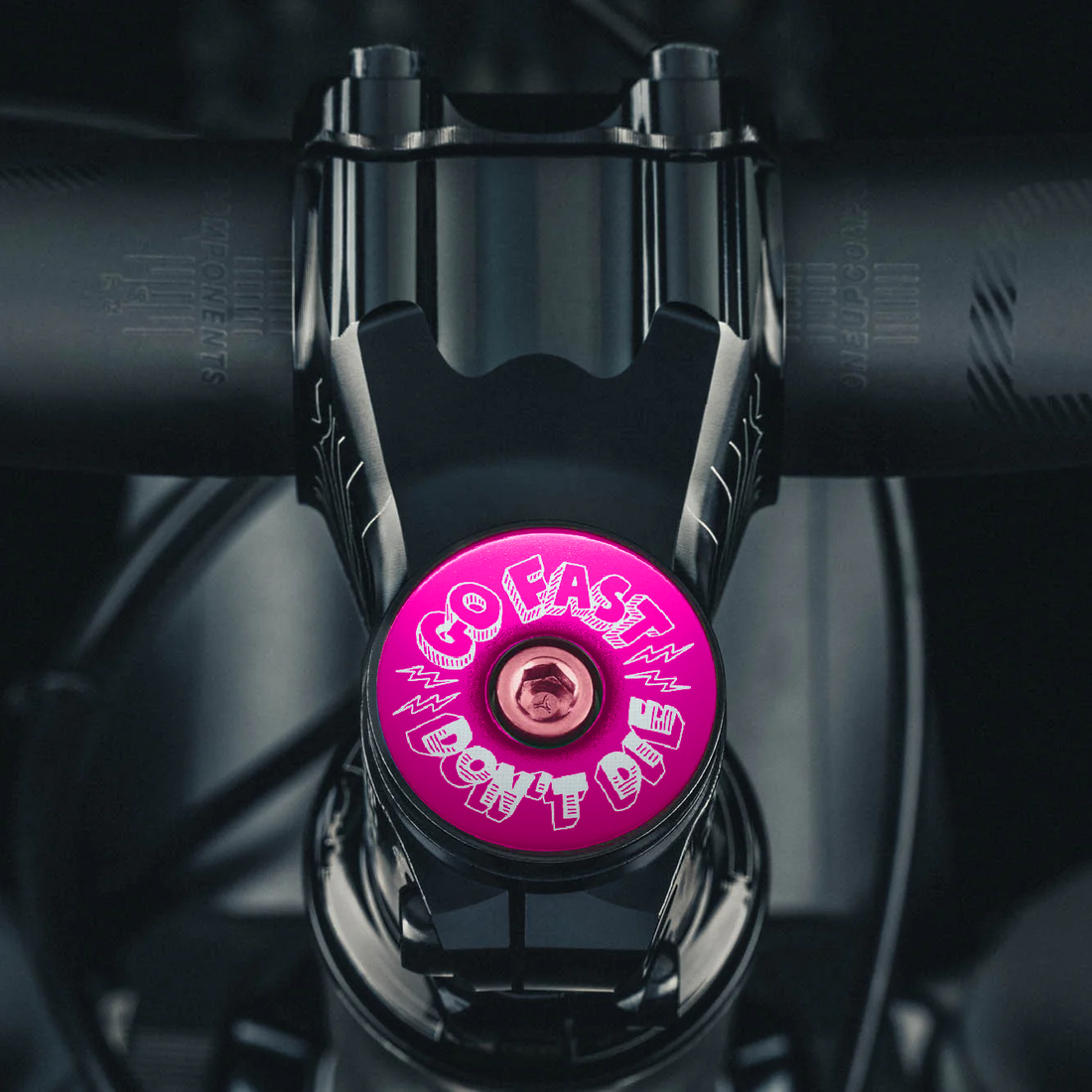 Go Fast Don't Die x Dispatch Custom Bicycle Headset Cap