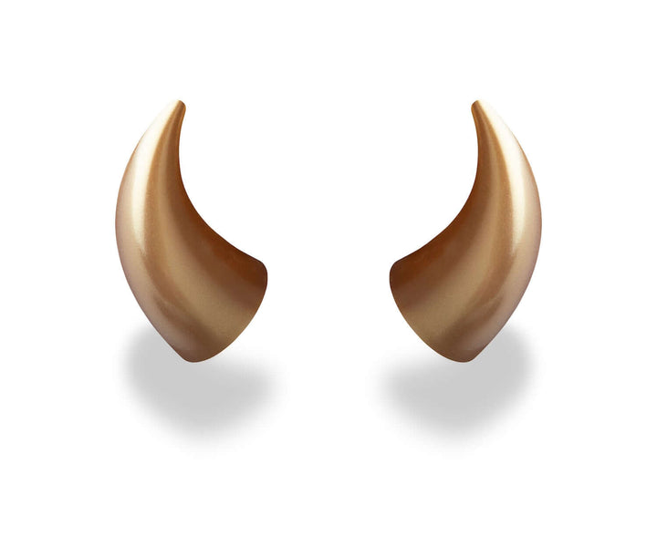 MagNeatOhz: Large Gold Devil Horns for Helmet