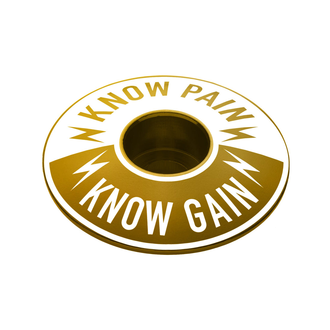 Know Pain Know Gain - Bicycle Headset Cap