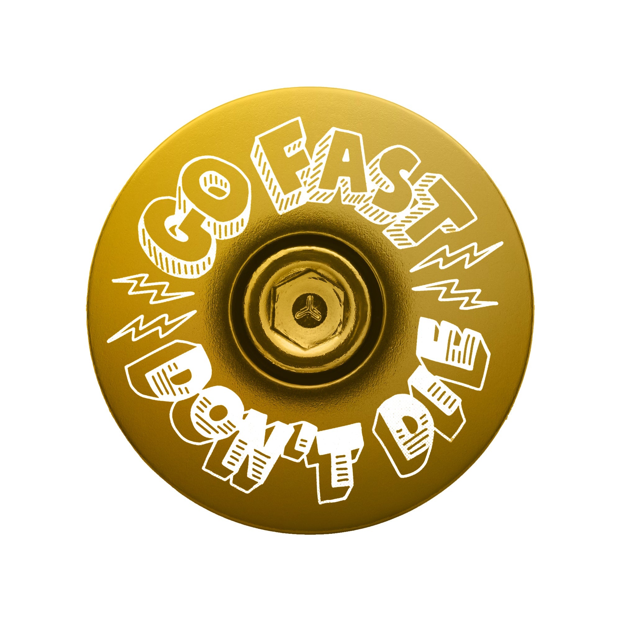 Go Fast Don't Die x Dispatch Custom Bicycle Headset Cap