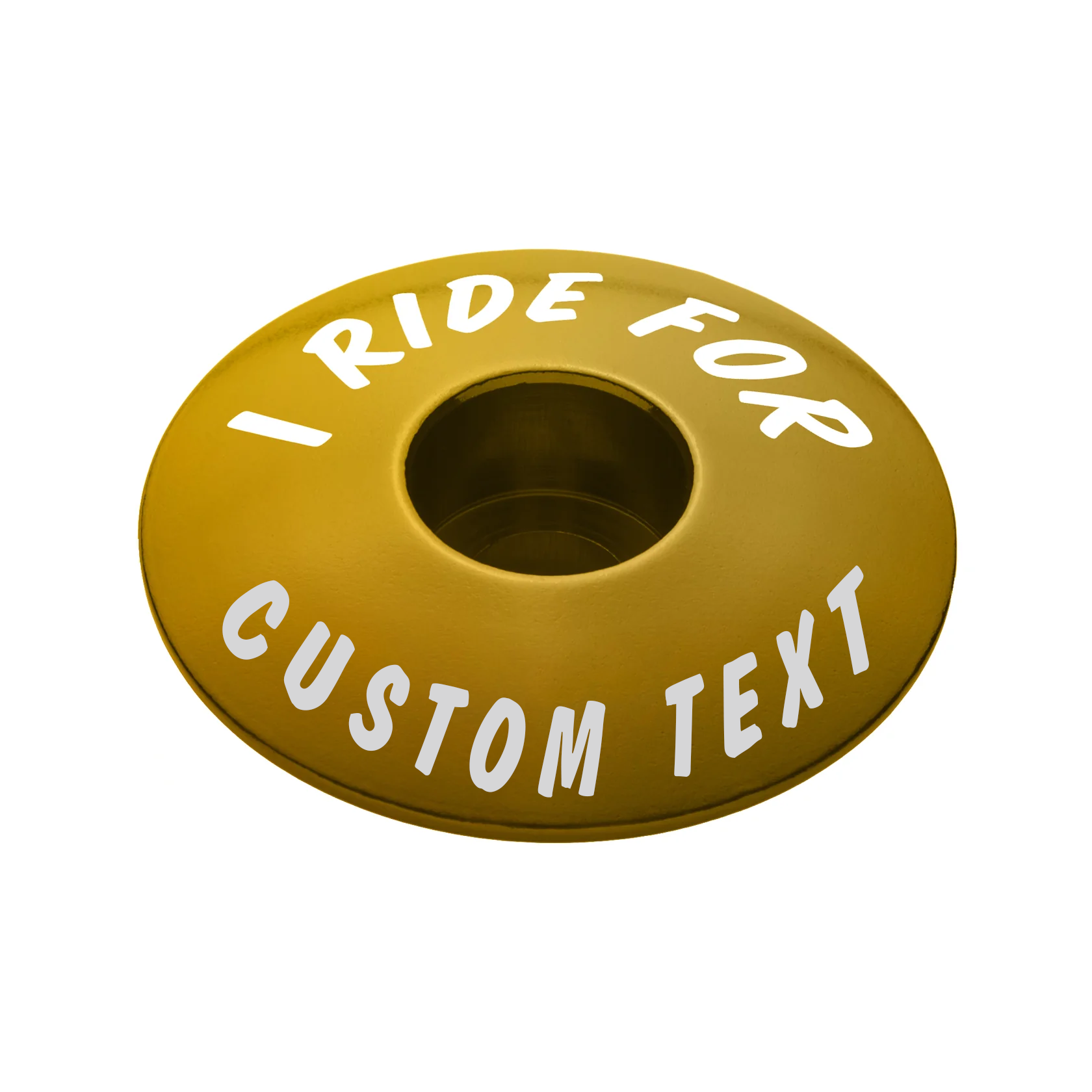 I Ride For - Custom Bicycle Headset Cap