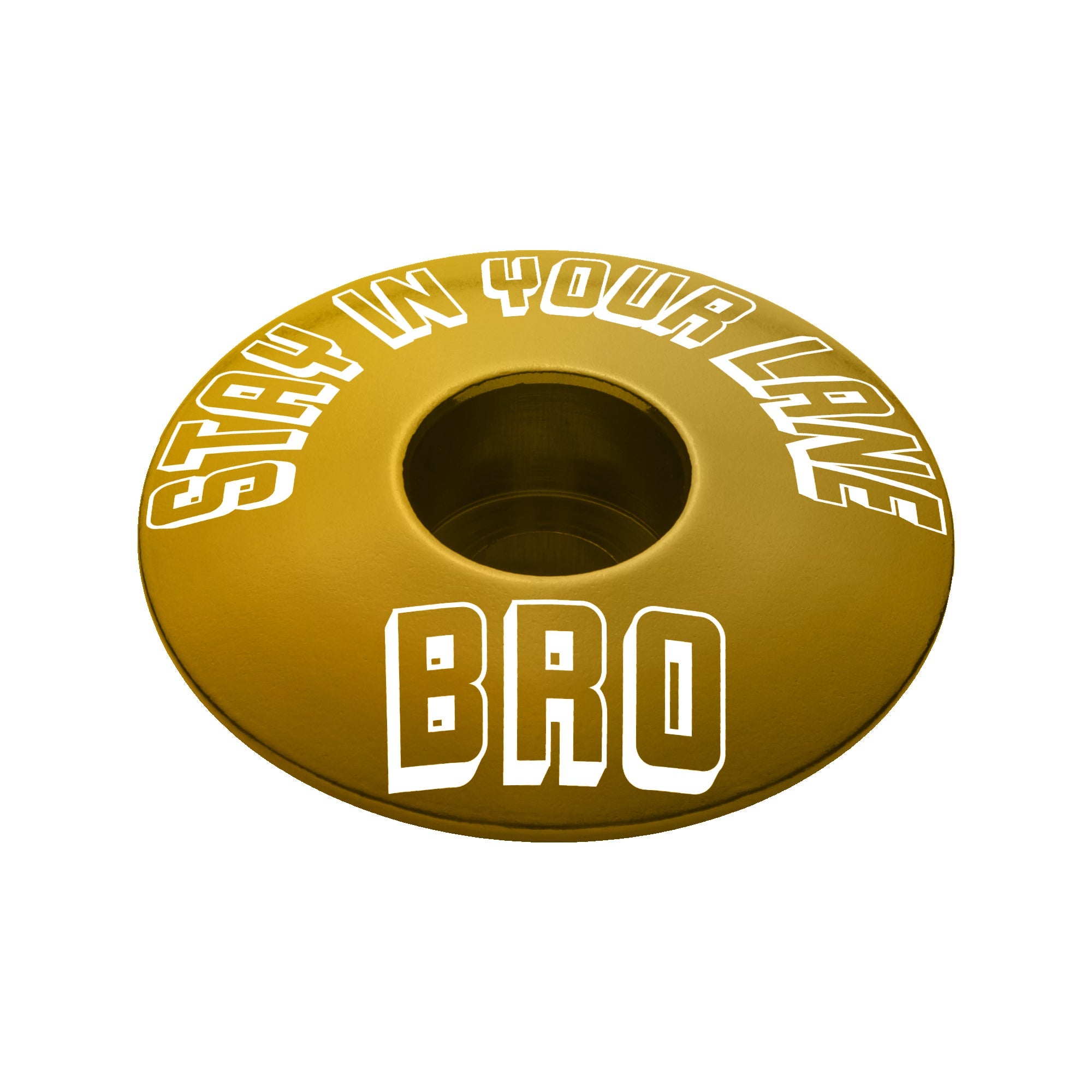 Stay In Your Lane, Bro - Bicycle Headset Cap