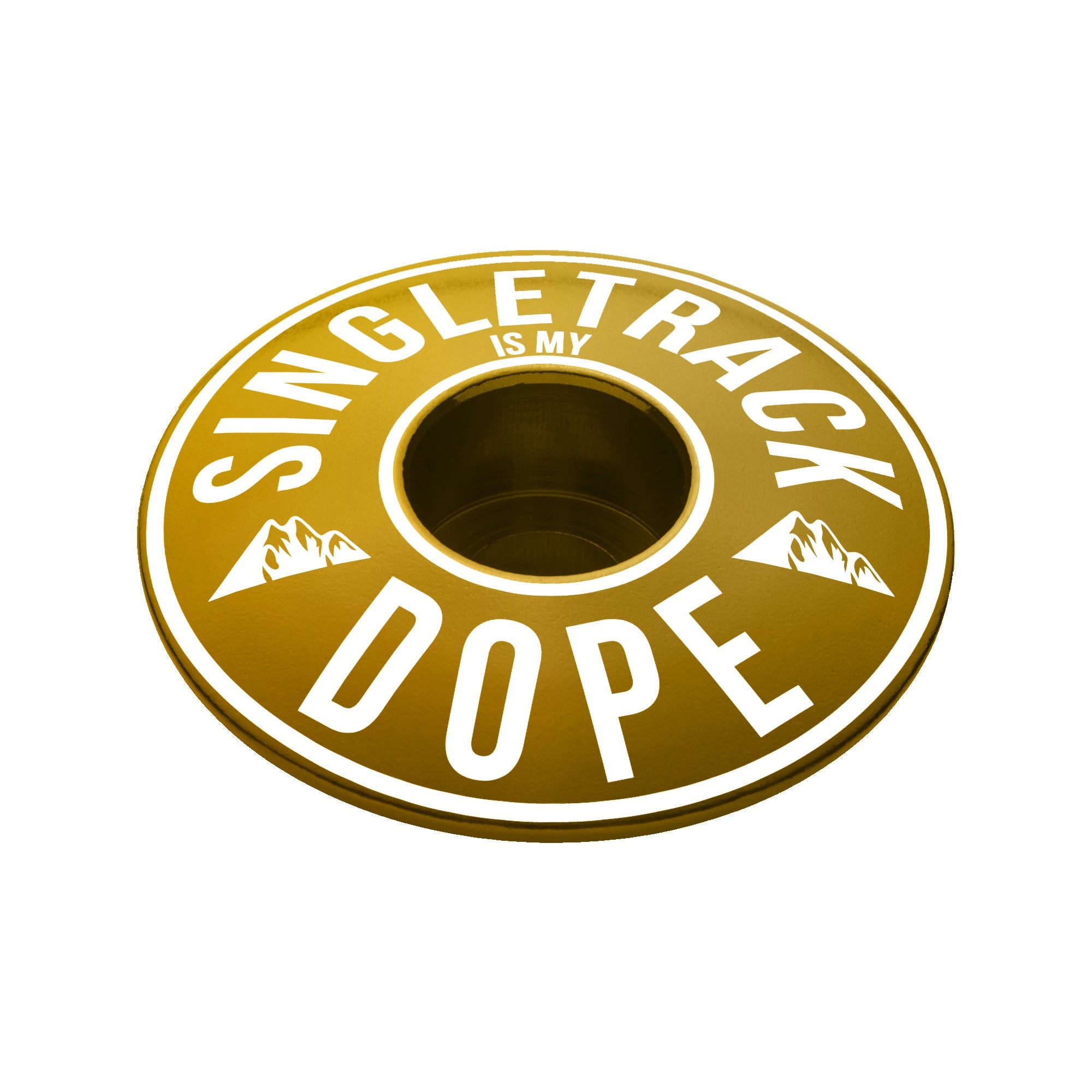 Singletrack Is My Dope Bicycle Headset Cap