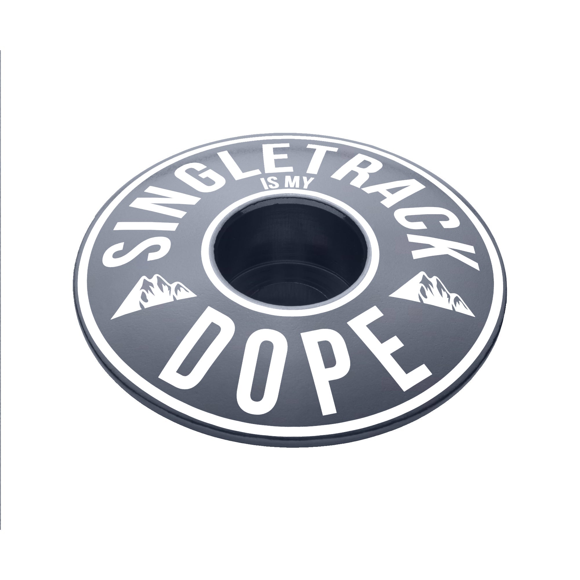 Singletrack Is My Dope Bicycle Headset Cap